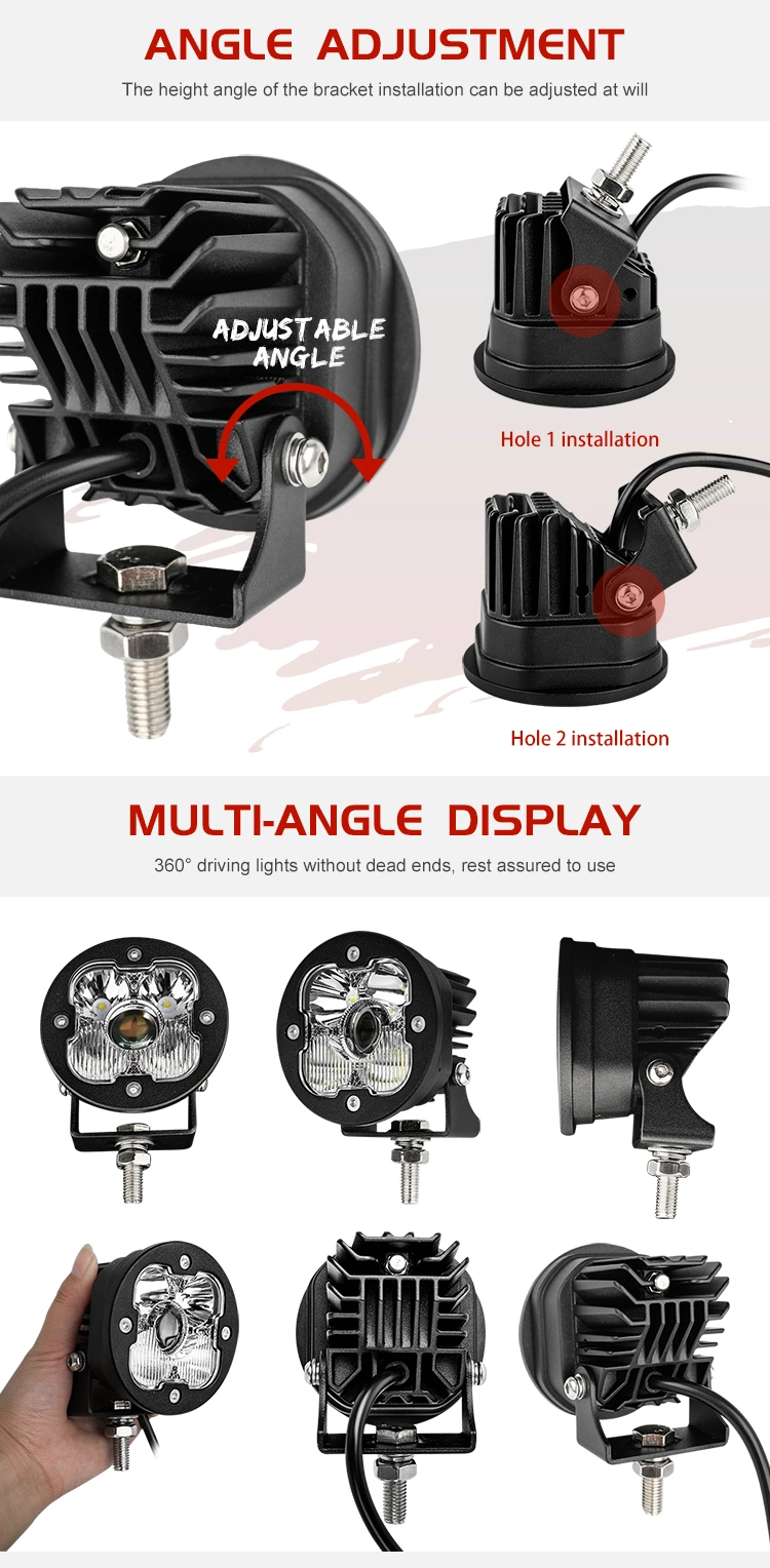 Super Bright Lux@1400m Car 50W off Road Mini 3&prime;&prime; Inch 4X4 Laser LED Fog Driving Lights for Motorcycles