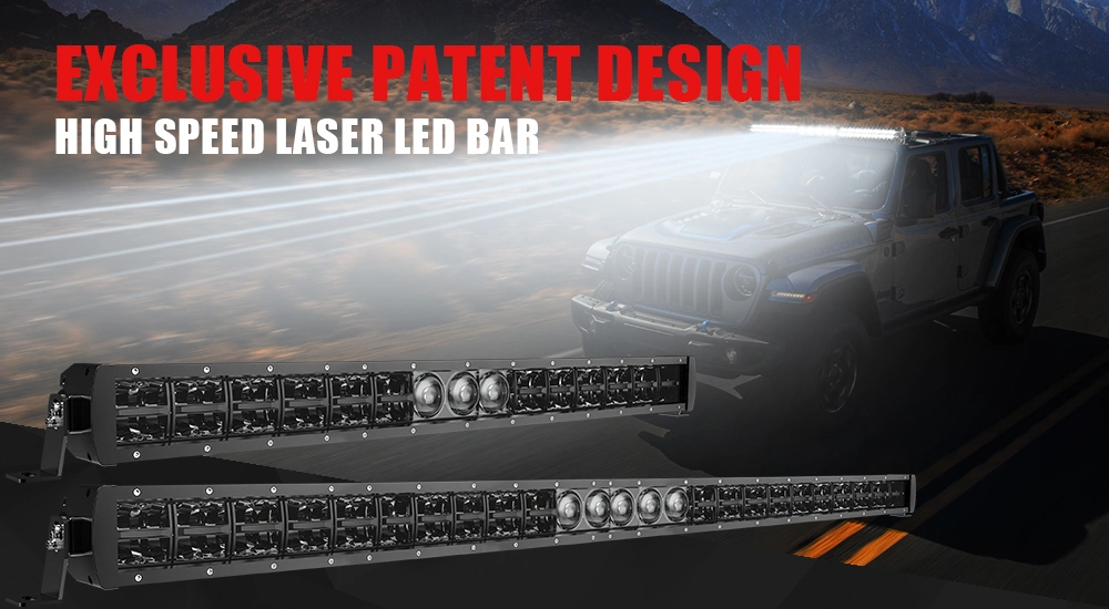 Factory Newest Patent Design Wholesale Factory Supply off Road Spot Lights 4WD 4X4 30000 Lumens 22&quot; 32&quot; 42&quot; 52&quot; Laser LED Light Bar