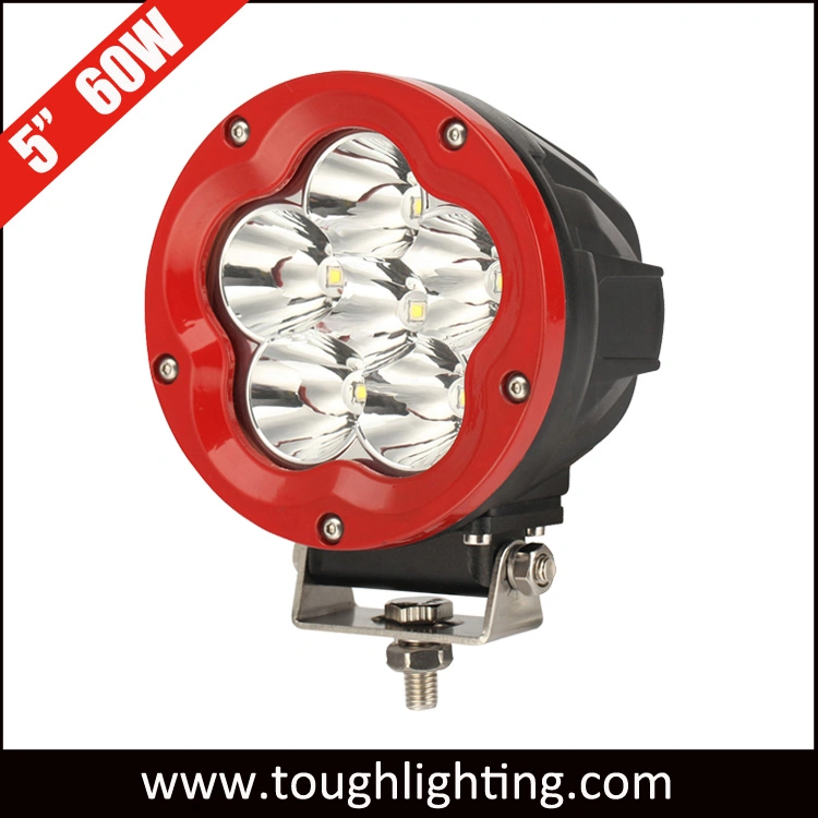 DC 9-32V 5&quot; 60W IP68 Round CREE LED Driving Light