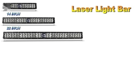 2000 Meters Long-Distance Lighting Super Bright Waterproof Rate IP68 LED 12 Volt Laser Driving Light Bar