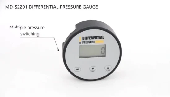 CE New Product Ultra-Low Power Digital LED Air Differential Pressure Gauge for Fan/ Cleanroom/ Clean Air Conditioner/Farming with Cheap Price 4-20mA RS485