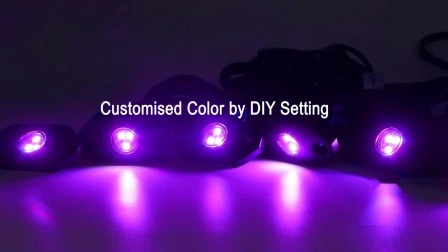 RGBW Pod LED Car Decorative RGB Mini LED Rock Light