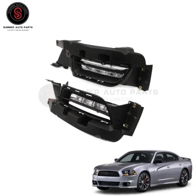 Summer Auto Parts for Dodge charger 2015-2018 around LED fog light driving light DRL 68214428AB/68214427AB